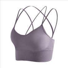 Large Size Cross Beautiful Back Yoga Sports Bra shockproof Breathable Fitness Sports Vest Women